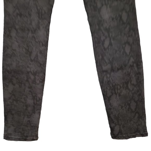 Frame Le Skinny De Jeanne Tonal Python 27 (Meas 27x29 9") Snake Print Jeans A14 - Picture 5 of 11